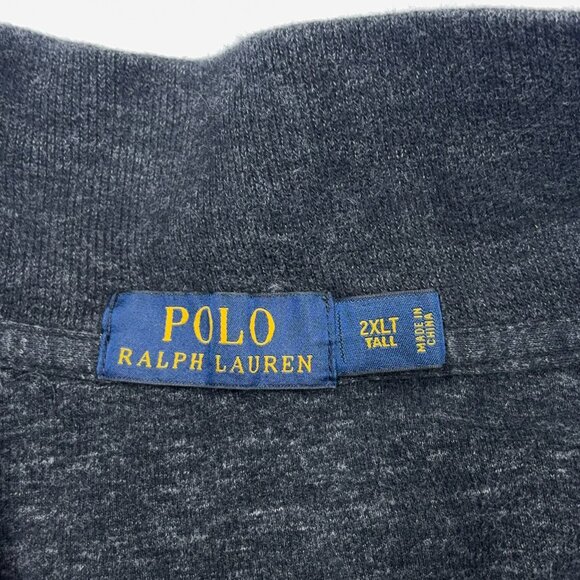 Polo Ralph Lauren Men's Quarter Zip Pullover Gray - Size 2XLT - Picture 5 of 8